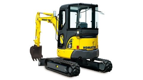 Мини экскаватор Komatsu Томск аренда экскаватора, услуги спецтехники, почасовая аренда спецтехники от компании АвтоСтрой70